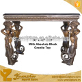 indoor beautiful cast bronze antique reproduction console table